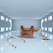 Security Alarm Metallic Lock System with 3 Keys (1 Set / Mix Color) - dailyneed.life