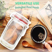 Plastics Transparent Jar Shaped Stand-up Pouch With Zipper - dailyneed.life