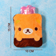 Brown Panda Print small Hot Water Bag with Cover for Pain Relief, Neck, Shoulder Pain and Hand, Feet Warmer, Menstrual Cramps. - dailyneed.life