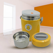 HEAVY LEAK-PROOF STAINLESS STEEL LUNCH BOX/ TIFFIN BOX, 2 COMPARTMENT, FOOD BOX FOR THERMAL CONTAINER FOR FOOD STAINLESS STEEL FOR STUDENT FOR WORK FOR TRAVEL (2 LTR.) - dailyneed.life