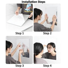 SMALL OVAL FRAME LESS MIRROR WALL STICKER FOR DRESSING - dailyneed.life