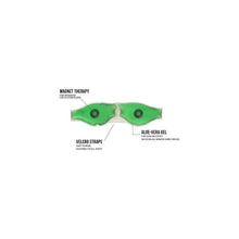 Cold Eye Mask with Stick-on Straps (Green) - dailyneed.life