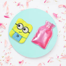 Minions Hot Water Bag - 2-Eye Design with Cover for Pain Relief & Warming - dailyneed.life