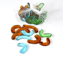 Glass Gem Stone, Flat Round Marbles Pebbles for Vase Fillers, Attractive pebbles for Aquarium Fish Tank. - dailyneed.life