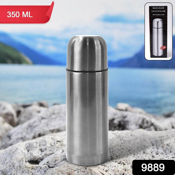 Stainless Steel Hot And Cold Water Bottle With Push-down Lid (350ml) - dailyneed.life