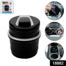 Portable Car Ashtray with Lid and Blue LED Light (1 Pc / With Color Box) - dailyneed.life