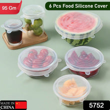 Silicone Stretch Lids, Microwave & Freezer Safe Food Covers (6 Pcs Set /95 Gm ) - dailyneed.life