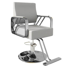 SALON CHAIR HYDRAULIC CHAIR FOR BUSINESS OR HOME, SIMPLICITY BARBER CHAIR SALON BEAUTY SPA SHAMPOO HAIR PROFESSIONAL HYDRAULIC STYLING CHAIR (SILVER 1 UNIT ) - dailyneed.life