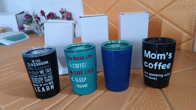 Stainless Steel Vacuum Insulated Mug with Lid (1 Pc / Mix Design & Color) - dailyneed.life