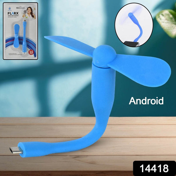 Micro / Android USB Mini Fan Flexible USB Fan (1 Pc) - dailyneed.life