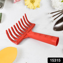 Heavy Duty Plastic Garden Hand Rake – 9-Tooth Cultivator Tool (1 Pc) - dailyneed.life