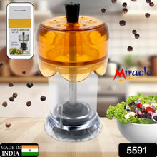 Miracle Transparent Plastic Salt and Pepper Grinder, Pepper Grinder Manual Pepper Grinding Tool, Pepper Crusher Grinder (1 Pc) - dailyneed.life