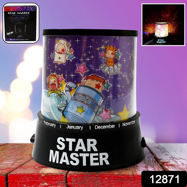LED Projector Night Light – 3 Battery Lamps with Rotating Music, Ideal for Kids & Home Decor (1 Pc, Battery Not Included) - dailyneed.life