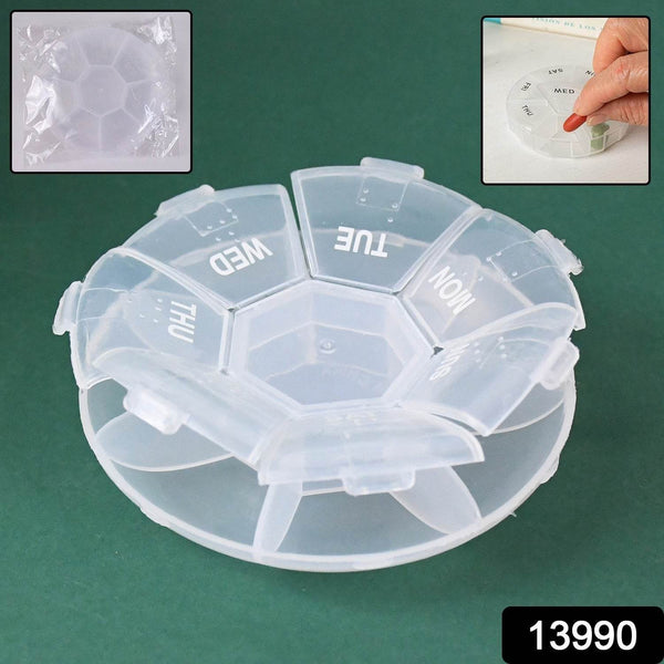 7-Sided Portable Pill Box Medicine Planner Small case - dailyneed.life