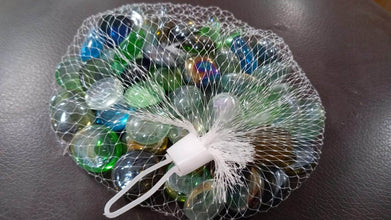Glass Gem Stone, Flat Round Marbles Pebbles for Vase Fillers, Attractive pebbles for Aquarium Fish Tank. - dailyneed.life