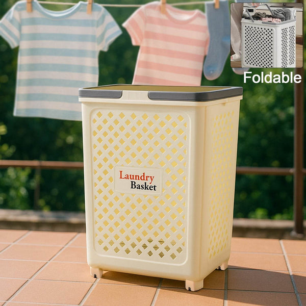Multipurpose Foldable Laundry Basket with Wheels - dailyneed.life