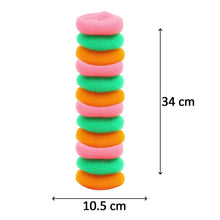 Plastic Scrubber Round Nylon Scrubbers (Pack of 12) - dailyneed.life