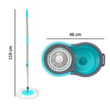 Quick Spin Mop With Steel Spin, Bucket Floor Cleaning, Easy Wheels & Big Bucket, Floor Cleaning Mop with Bucket - dailyneed.life