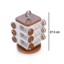 Ganesh 12-Jar Revolving Spice Rack Masala Box - dailyneed.life