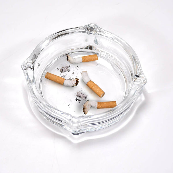 Brunswick Crystal Glass Ashtray for Home & Office - dailyneed.life