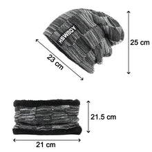Ultra Soft Unisex Woolen Beanie Cap Plus Muffler Scarf - dailyneed.life