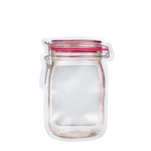 Reusable Airtight Seal Plastic Food Storage Mason Jar Zipper (500ml) - dailyneed.life