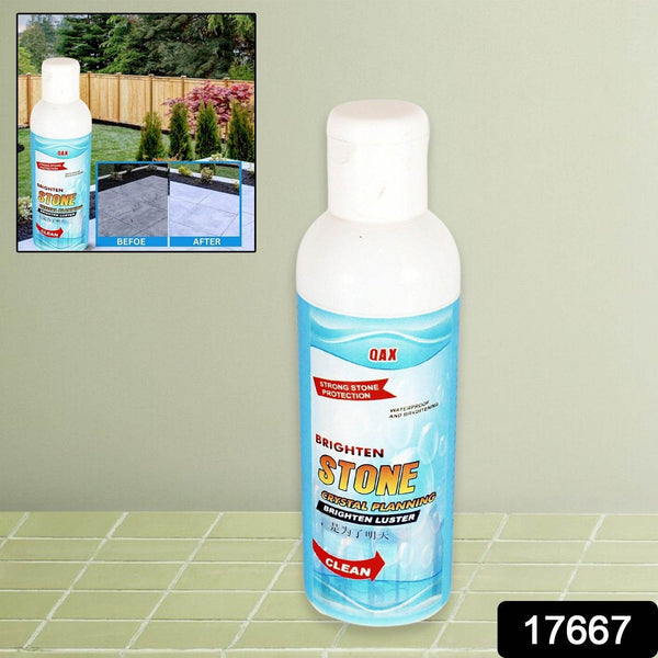 Stone Stain Remover Cleaner, Stone Crystal Plating Agent, Marble Stone Cleaner Polishes, Crystal Plating for Kitchen, Patio, Backyard Marble Cleaner and Polish (75 ML Approx / 1 pc) - dailyneed.life