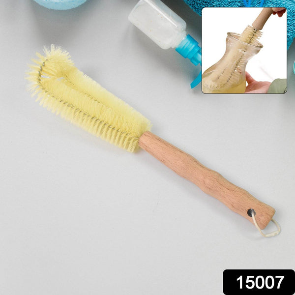 13 inch Bottle Brush, Bristle Brush with  Wood Handle, Washing Brush with Wooden Handle, Kitchen Cleaning Tool, Brushes for Dish, Tumbler, Teapot, Cup, Pan - dailyneed.life