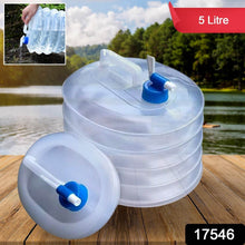 Outdoor Camping Collapsible Portable Water Container with Carry Handle Tap Valve Large Food Grade - dailyneed.life