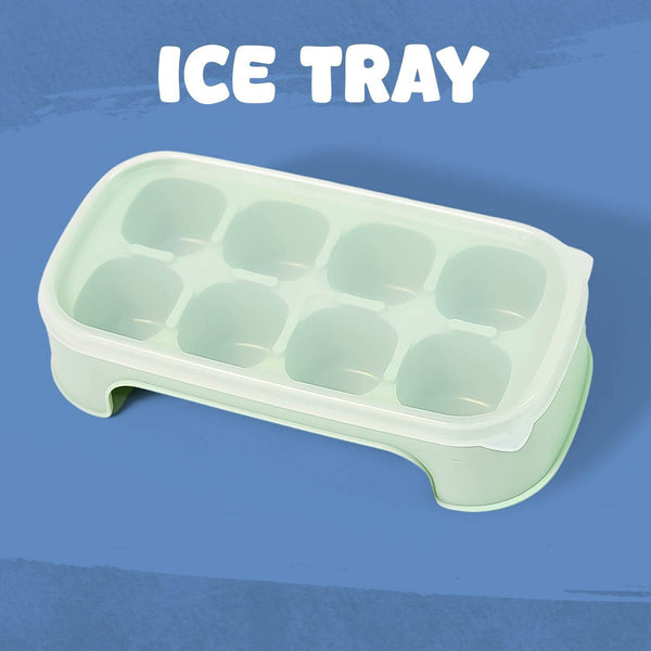 Ice Mold, 8 Grid Food Grade Portable Plastic Ice Tray (1 Pc / 15×8 Cm) - dailyneed.life