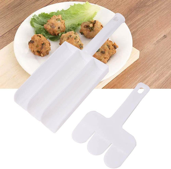 Small Multifunction Fritters Maker - Creative Fritters Scoop Multi-Function Ball Maker | Portable Maker for Making Cake Balls, Ice Cream Spoon, Doughnut, Hand Cutting Scoop(2pc Set) - dailyneed.life