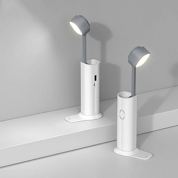 4 in 1 Creative desk Lamp, Rechargeable LED Table Flashlight Eye Protection Table Lamp Power Bank Handheld Desk Night Lamp Portable Torch Light with Adjustable Light Head for Home Kids Room Bedroom Office - dailyneed.life