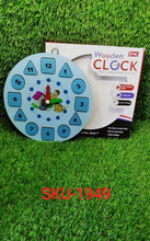 AT49 Wooden Clock Toy and game for kids and babies for playing and enjoying purposes. - dailyneed.life