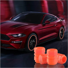 Tyre Valve Caps Luminous Glow Car Tire Air Stem Valve Cap Covers vaal cap ( 4 Pcs Mix Colour) - dailyneed.life