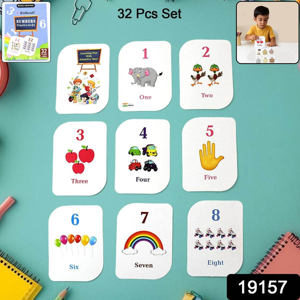 Kid kraft Early Learner 32-Piece Number Flashcard Set - dailyneed.life