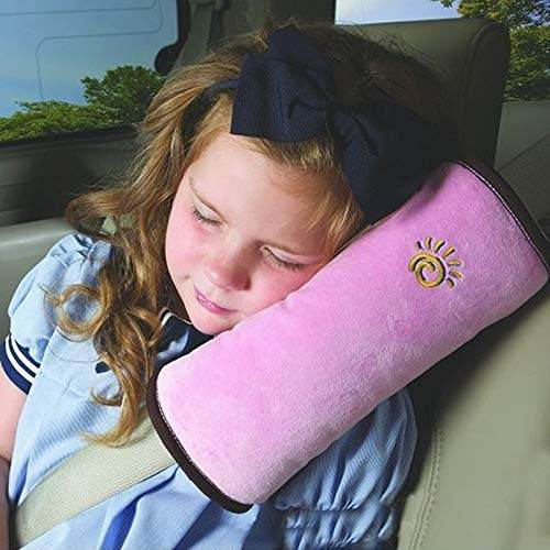 Child Safety Belt Cushion Universal Car Seat Belt Cushion Adjustable Support for Neck and Shoulder in Car when Sleeping for Children and Adults (1 Pc) - dailyneed.life