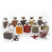 360° Revolving Spice Rack | 24-Piece Square Container Set | All-New Design for Condiments - dailyneed.life