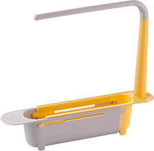 Telescopic Sink Storage Rack Material Kitchen Rag Rack Dishwashing Organizer Shelf Drain Basket Pp Under Sink Organizers ( Mic Color 1 Pc) - dailyneed.life