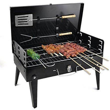 Stainless Steel Briefcase Style Barbecue Grill Toaster (Medium, Black) - dailyneed.life