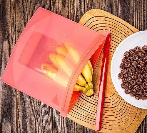Reusable Silicone Airtight Leakproof Food Storage Bag - 1 ltr - dailyneed.life