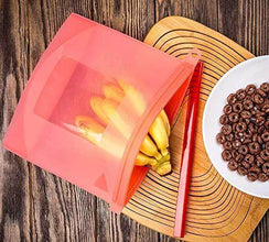 Reusable Silicone Airtight Leakproof Food Storage Bag - 1 ltr - dailyneed.life