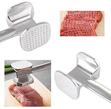 Double Sided Beef Steak Mallet (Aluminum): Meat Tenderizer Hammer - dailyneed.life