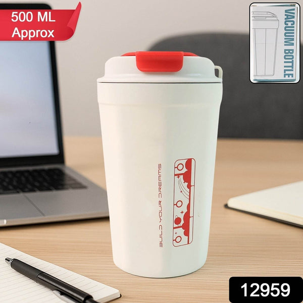 Premium Vacuum Insulated Coffee bottle 500ml Approx (1 Pc) - dailyneed.life