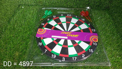 Big size double faced portable dart board with 4 darts set for kids children. indoor sports games board game dart board game. - dailyneed.life