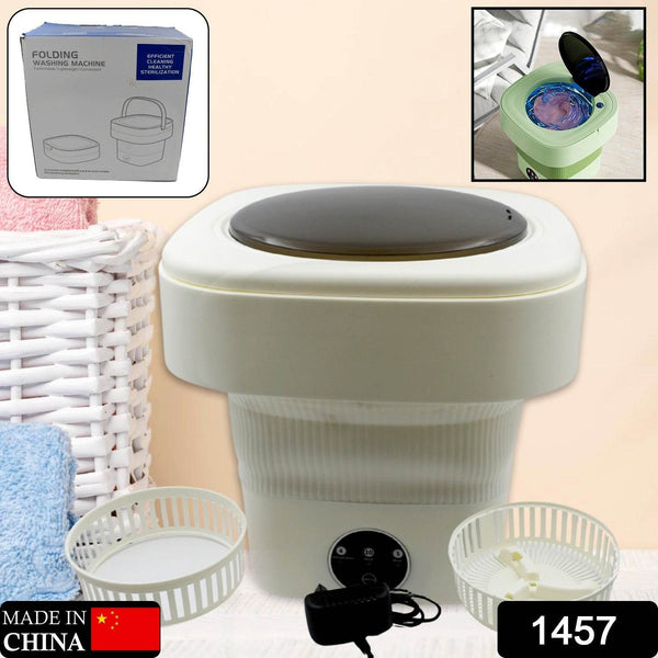 Folding Washing Machine, Mini Portable Washing Machine, Deep Cleaning Half Automatic Washt, Mini Foldable Washing Machine, Suitable For Socks, Underwear, Baby Clothes - dailyneed.life