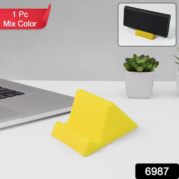 Compact Plastic Mobile Phone Holder Stand (1 Pc & Mix Color) - dailyneed.life