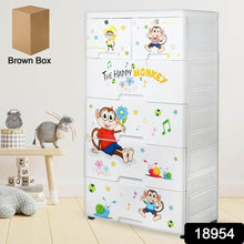 Kid's Plastic Chest of 6 Drawers, Multi-Purpose Storage Organizer/Wardrobe for Kids - dailyneed.life