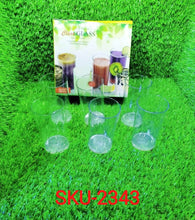Heavy unbreakable Stylish Plastic Clear look fully Transparent Glasses Set 330ml (6pcs) - dailyneed.life