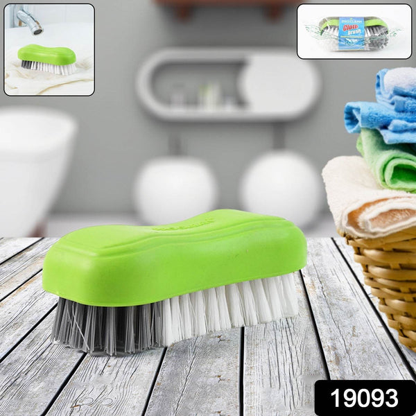 Pro Clean Multi-Purpose Cloth Washing Brush with Plastic Handle (1 Pc) - dailyneed.life
