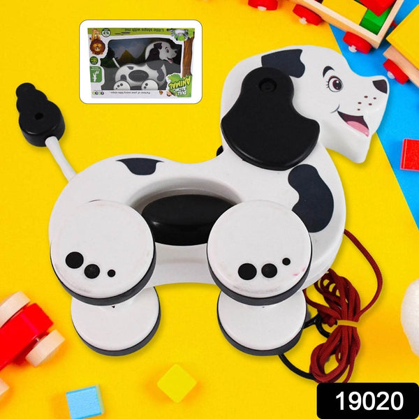 Dog Pull Along Toddler Toy with Attractive Design (1 Pc) - dailyneed.life